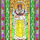 Wall Frame Black, Matted - Our Lady of La Salette by Brenda Nippert - Trinity Stores
