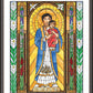 Wall Frame Espresso, Matted - Our Lady of La Vang by B. Nippert