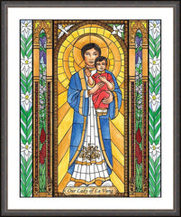 Wall Frame Espresso - Our Lady of La Vang by B. Nippert