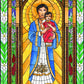 Wall Frame Espresso, Matted - Our Lady of La Vang by B. Nippert
