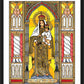 Wall Frame Black, Matted - Our Lady of Mt. Carmel by B. Nippert
