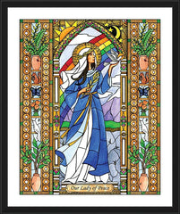 Wall Frame Black - Our Lady of Peace by B. Nippert