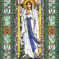 Wall Frame Gold, Matted - Our Lady of Lourdes by Brenda Nippert - Trinity Stores