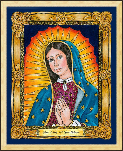 Wall Frame Gold - Our Lady of Guadalupe by Brenda Nippert - Trinity Stores