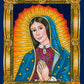 Wall Frame Gold, Matted - Our Lady of Guadalupe by B. Nippert