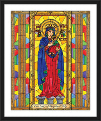 Wall Frame Black - Our Lady of Perpetual Help by B. Nippert