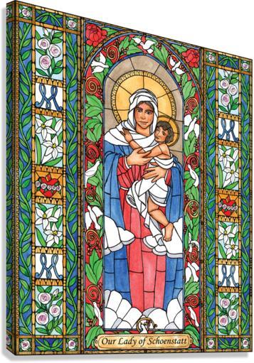 Canvas Print - Our Lady of Schoenstatt by B. Nippert