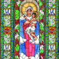 Wall Frame Gold, Matted - Our Lady of Schoenstatt by B. Nippert