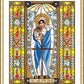 Wall Frame Gold, Matted - Our Lady of the Snows by Brenda Nippert - Trinity Stores