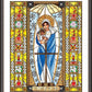 Wall Frame Espresso, Matted - Our Lady of the Snows by Brenda Nippert - Trinity Stores