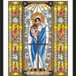 Wall Frame Black, Matted - Our Lady of the Snows by Brenda Nippert - Trinity Stores