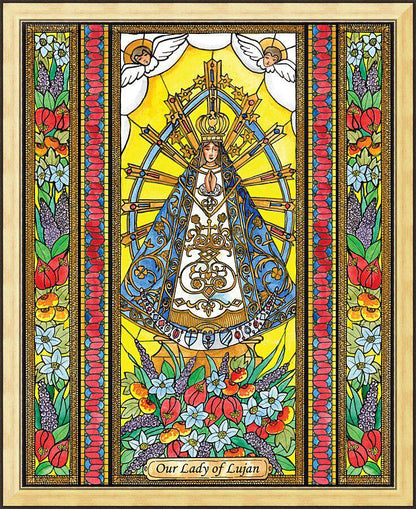 Wall Frame Gold - Our Lady of Lujan by Brenda Nippert - Trinity Stores