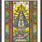 Wall Frame Espresso, Matted - Our Lady of Lujan by B. Nippert