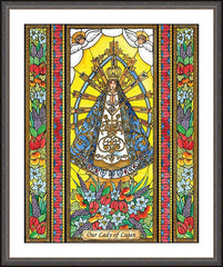 Wall Frame Espresso - Our Lady of Lujan by B. Nippert