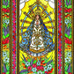 Wall Frame Espresso, Matted - Our Lady of Lujan by B. Nippert