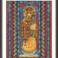 Wall Frame Espresso, Matted - Our Lady of Vailankanni by Brenda Nippert - Trinity Stores