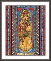 Wall Frame Espresso - Our Lady of Vailankanni by B. Nippert