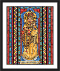 Wall Frame Black - Our Lady of Vailankanni by B. Nippert