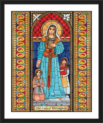 Wall Frame Black - Our Lady of Walsingham by B. Nippert
