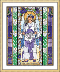 Wall Frame Gold - St. Lydia Purpuraria by B. Nippert