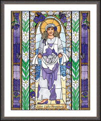 Wall Frame Espresso - St. Lydia Purpuraria by B. Nippert