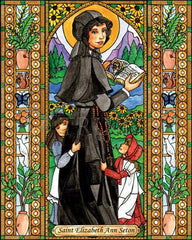 Acrylic Print - St. Elizabeth Ann Seton by B. Nippert