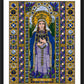 Wall Frame Black, Matted - St. Margaret of Scotland by Brenda Nippert - Trinity Stores
