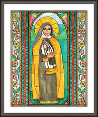 Wall Frame Espresso - St. Maria Lucia of Jesus by B. Nippert