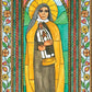 Wall Frame Espresso, Matted - St. Maria Lucia of Jesus by Brenda Nippert - Trinity Stores
