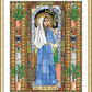 Wall Frame Gold, Matted - Mary, Mother of God by B. Nippert