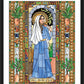 Wall Frame Black, Matted - Mary, Mother of God by B. Nippert