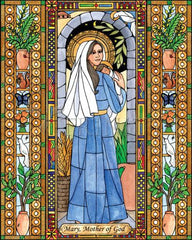 Metal Print - Mary, Mother of God by B. Nippert