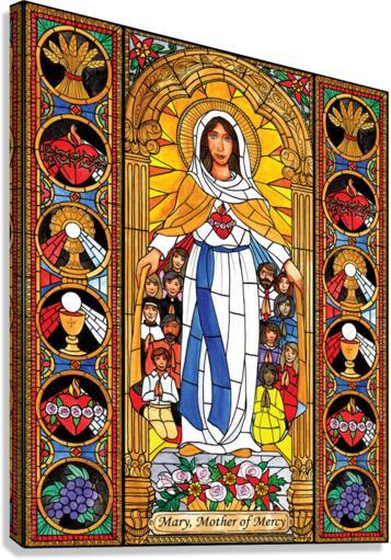 Canvas Print - Mary, Mother of Mercy by B. Nippert