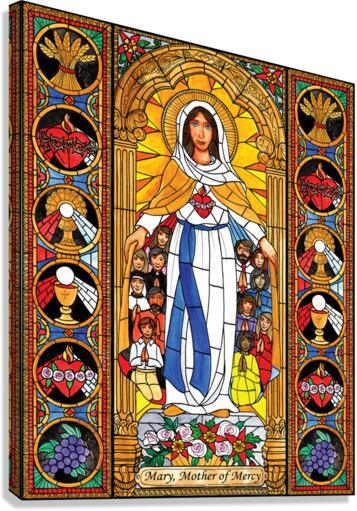 Canvas Print - Mary, Mother of Mercy by Brenda Nippert - Trinity Stores