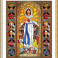 Wall Frame Gold, Matted - Mary, Mother of Mercy by B. Nippert