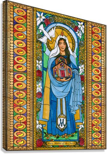 Canvas Print - Mary, Mother of the Church by B. Nippert