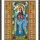 Wall Frame Espresso, Matted - Mary, Mother of the Church by Brenda Nippert - Trinity Stores