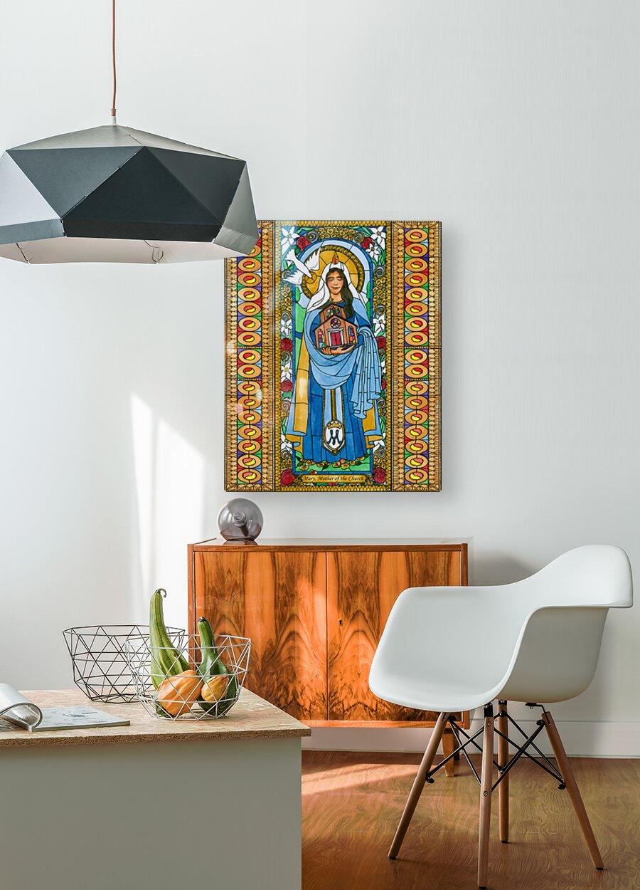 Metal Print - Mary, Mother of the Church by Brenda Nippert - Trinity Stores