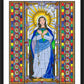 Wall Frame Black, Matted - Mary, Mother of the World by Brenda Nippert - Trinity Stores