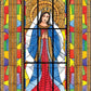 Wall Frame Espresso, Matted - Mary, Queen of Heaven by B. Nippert