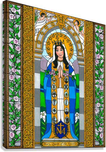 Canvas Print - Mary, Queen of the Apostles by B. Nippert