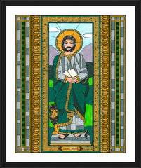Wall Frame Black - St. Mark by B. Nippert