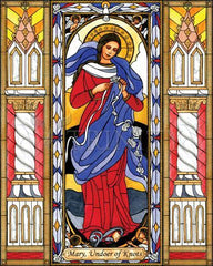 Acrylic Print - Mary, Undoer of Knots by B. Nippert