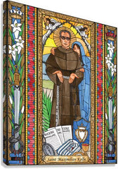 Canvas Print - St. Maximilian Kolbe by B. Nippert