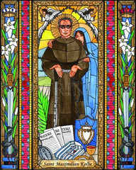 Metal Print - St. Maximilian Kolbe by B. Nippert