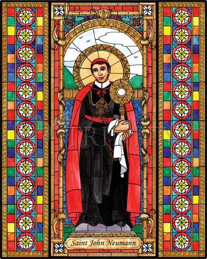 Acrylic Print - St. John Neumann by Brenda Nippert - Trinity Stores