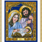 Wall Frame Gold, Matted - Nativity by B. Nippert