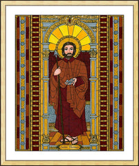 Wall Frame Gold - St. Thomas the Apostle by B. Nippert
