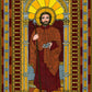 Wall Frame Black, Matted - St. Thomas the Apostle by Brenda Nippert - Trinity Stores