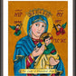 Wall Frame Espresso, Matted - Our Lady of Perpetual Help by Brenda Nippert - Trinity Stores